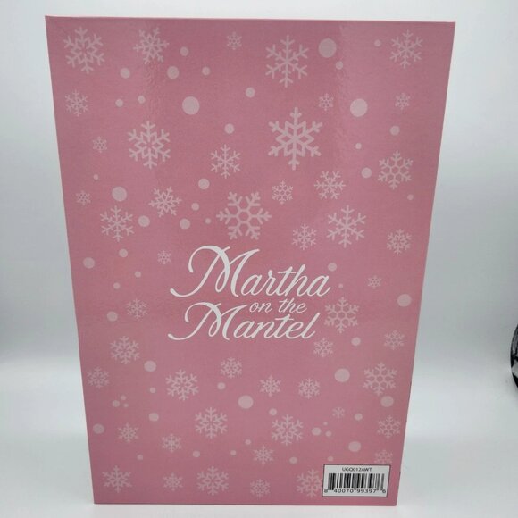 Martha Stewart 2025 Martha on The Mantel 10” Christmas Pink Plush Figurine Doll - Picture 2 of 5